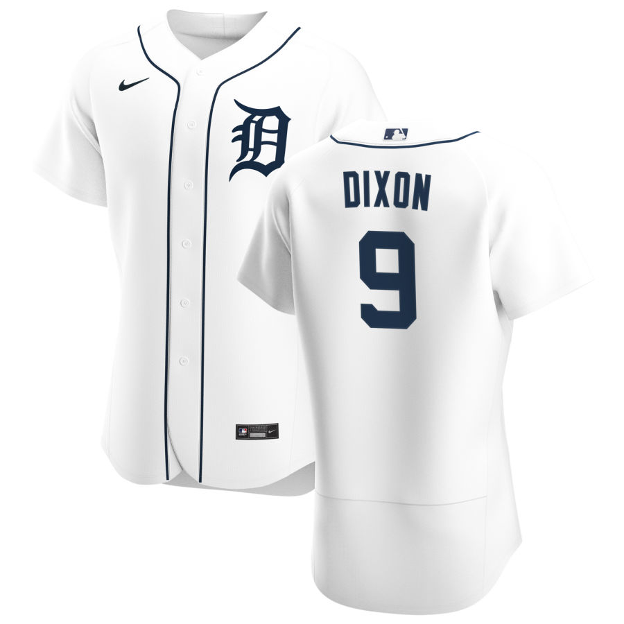 Cheap Detroit Tigers 9 Brandon Dixon Men Nike White Home 2020 Authentic Player MLB Jersey